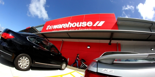 Warehouse Group was the biggest gainer yesterday, climbing 2.5 per cent to $1.91. Photo / NZ Herald