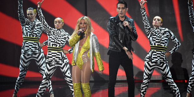 Britney Spears, and G-Eazy perform at the MTV Video Music Awards. Photo / AP