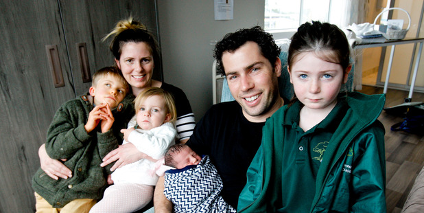 Elijah, 8, Amberley Klinkenbery, Indie, 22 months, Harper Anaya, Josh and Rain, 5. Photo/Ruth Keber