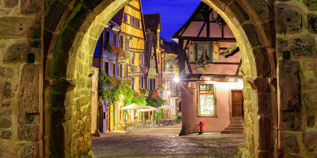 Florence Jeanblanc-Risler recommends visiting beautiful French villages like Riquewihr, in Alsace. Photo / 123RF