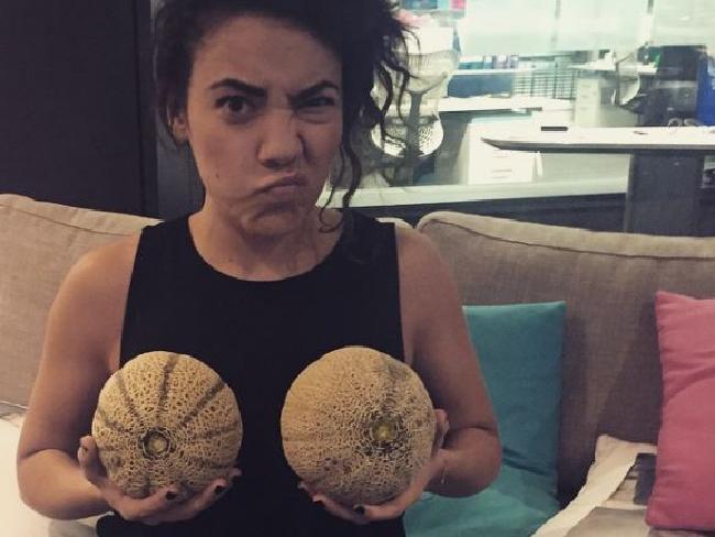 Ash London and her giant melons. Photo / Instagram