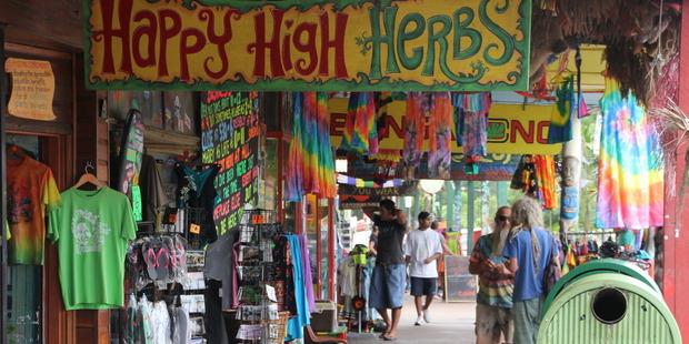 The colourful shops of Nimbin. Photo / Creative Commons image by Flickr user jeffowenphotos