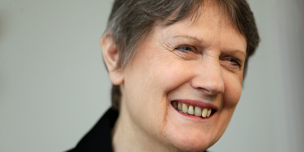 Helen Clark speaks during an interview in New York. Photo / AP