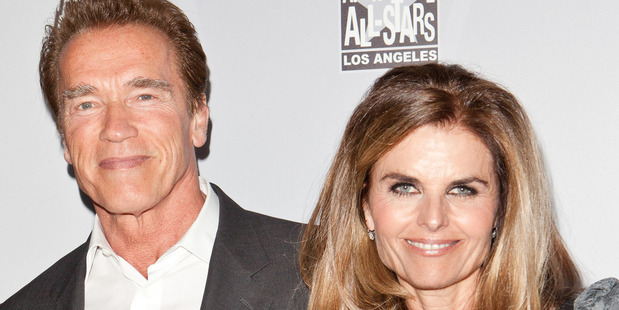 Arnold Schwarzenegger and his former wife, Maria Shriver. Photo / Getty