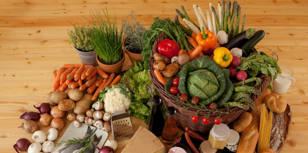 The Mediterranean diet means following eating habits that are far more common in Southern Europe - with more fish, olive oil and large quantities of fruit and vegetables. Photo / Getty Images