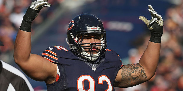 Stephen Paea during his tenure with the Chicago Bears. Photo / Getty Images