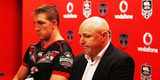 Warriors captain Ryan Hoffman says he and his players want Andrew McFadden to coach the side in 2017. Photo / Getty