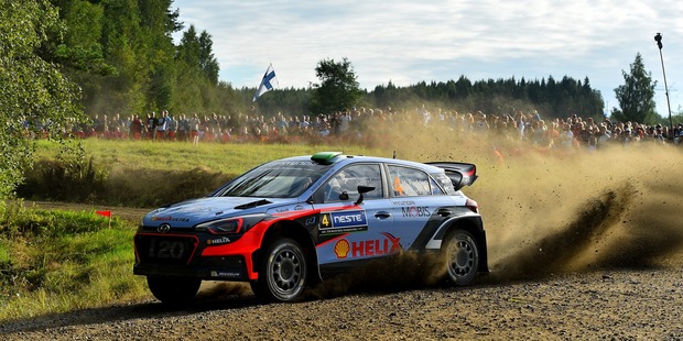 Hyundai's Hayden Paddon has been instrumental in pushing the return of Rally New Zealand. Photo / Getty Images