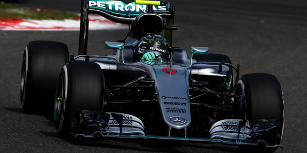Nico Rosberg on track during the Formula One Grand Prix of Belgium. Photo / Getty Images
