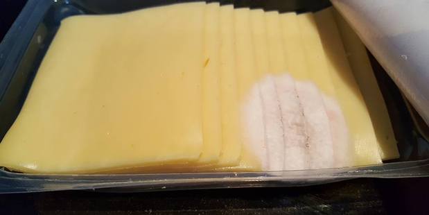 Mouldy cheese a Countdown Silverdale customer bought in the weekend. Photo / Facebook