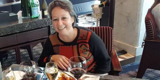Tracey Gordon enjoys a boozy lunch with friends in March this year. Photo/Facebook