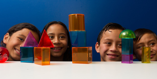 Tahurimai Waiti's nieces and nephews-Clarissa, 8, Alliyah, 13, Sunny, 10, and Steven Rihari, 11-are benefiting from free tuition at In2Learning in Rotorua. PHOTO/STEPHEN PARKER