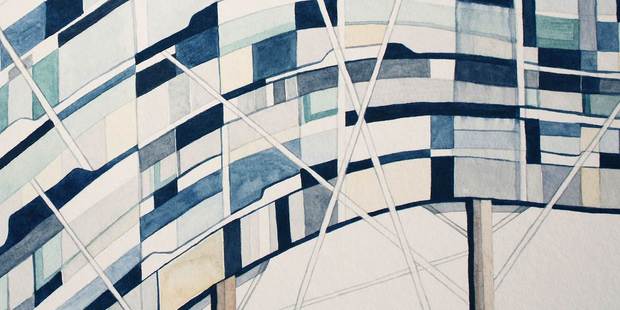Watercolour painting by Jillian Whitmore.