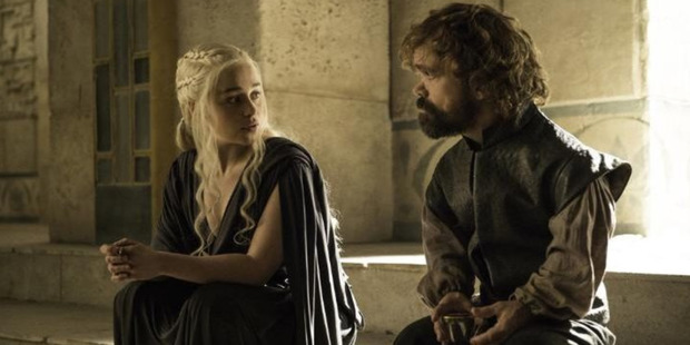 Game of Thrones Season 6 episode with Emilia Clarke and Peter Dinklage as Daenerys and Tyrion. Photo / HBO