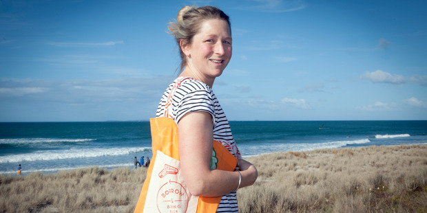 Charlotte Manville is behind Boomerang Bags which brings the community together to make reusable bags to reduce the amount of plastic ending up in the environment. Photo/Andrew Warner