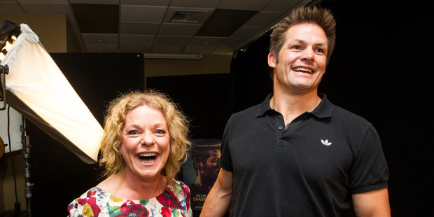 Newstalk ZB host Kerre McIvor has a one on one sit down with Richie McCaw. Photo / Jason Oxenham