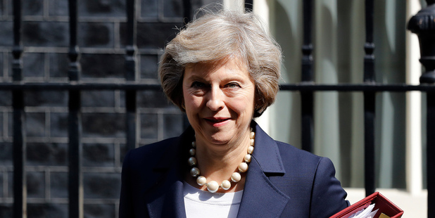 Britain Prime Minister Theresa May is already talking about something largely unmentioned for decades: an industrial policy that brings back the "Made in Britain" brand. Photo / AP