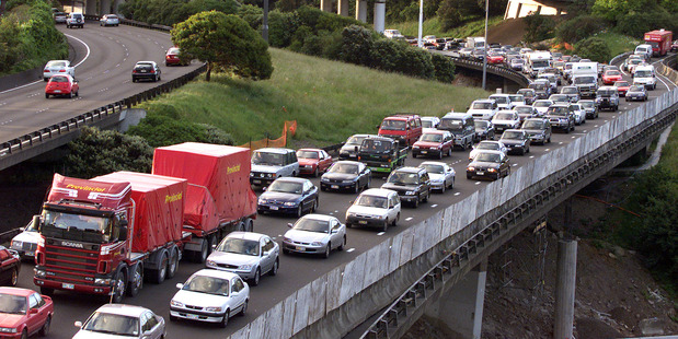 The southern motorway is congested. PHOTO/DEREK FLYNN