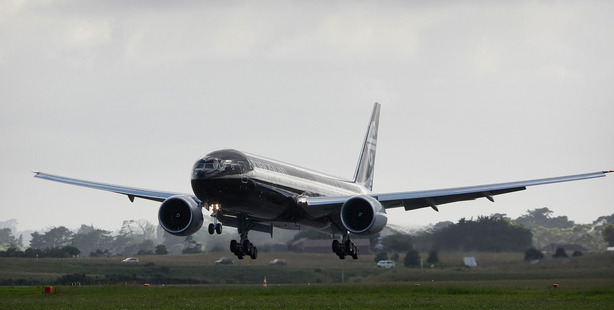 An Air New Zealand's 777-300 at Auckland. The airline says it is simplifying its Airpoints scheme. Photo / Nick Reed.