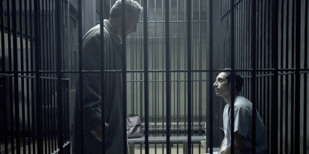 John Turturro and Riz Ahmed play a struggling lawyer and the accused in HBO's telvision show The Night Of. Photo / Craig Blankenhorn