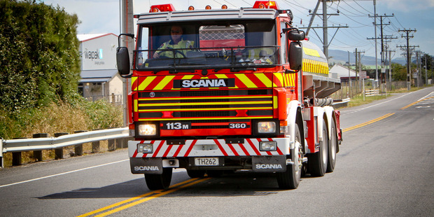 The Napier fire service has been called out to battle a "well ablaze" house fire. PHOTO/FILE