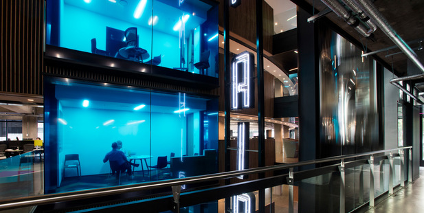TVNZ's newly refurbished headquarters in Auckland.