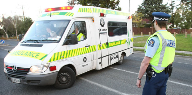 The children were left with minor cuts and bruises from the accident at the intersection of Menin and Renown Rds. Photo / File