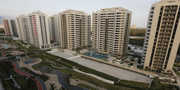The athletes' village in Rio. Photo / AP