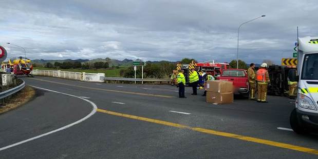 Scene of the crash. Photo / Philips Search and Rescue Trust