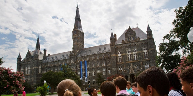 Georgetown University sold slaves in the 19th century to help pay off its debts. Picture / AP