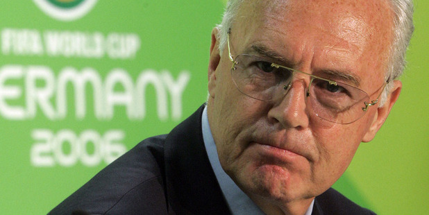 Franz Beckenbauer. Photo / AP