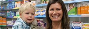 James Brady was nearly poisoned when he swallowed his mother Tina Tyacke's Panadol tablets. Photo / Wairarapa Times-Age