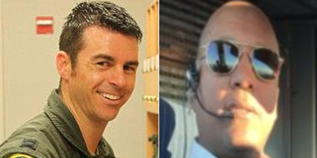 Carlos Licona and Brady Grebenc were arrested on suspicion of being too drunk to fly. Photo / Facebook/LinkedIn
