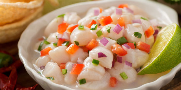 Learn to make Peruvian ceviche. Photo / 123RF