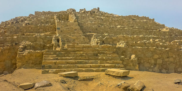 The ruins of Caral - the oldest civilisation in the Americas. Photo / 123RF