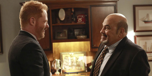 On several episodes of Modern Family, Jon Polito played the business archrival of Jay Pritchett, series regular Ed O'Neill.
