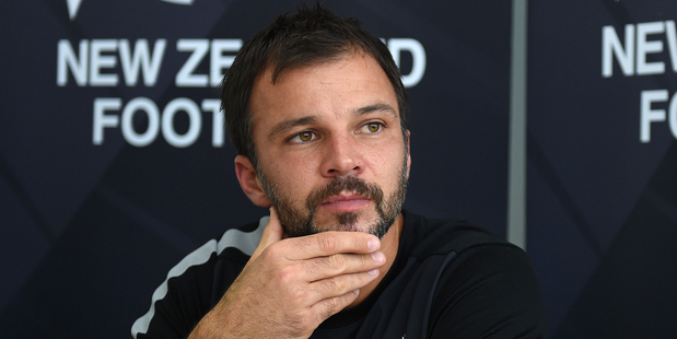 All Whites coach Anthony Hudson is looking forward to the addition of new backroom staff member Pete Taylor. Photo / Photosport