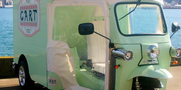Tuk Tuk NZ's original coffee cart tuk tuk.