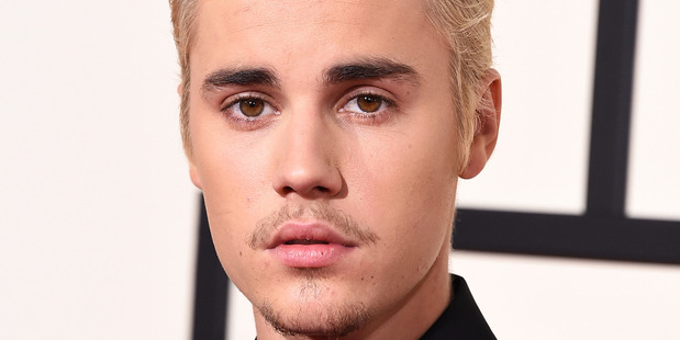 Justin Bieber attends The 58th GRAMMY Awards. Photo / Getty
