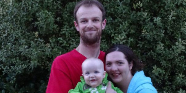 James Grant, his wife Katherina and their son Dominic say they are humbled by the support received from the Wakatipu community after their house went on fire. Photo / Tracey Roxburgh