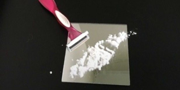 Fake cocaine, which was actually icing sugar, was served up at the school ball. Photo / Supplied