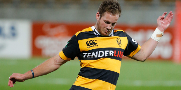 Taranaki first five Marty McKenzie. Photo / photosport.nz