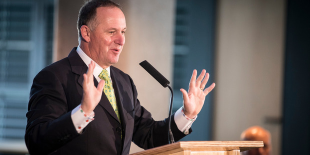 John Key's private account was started on Friday and has a limit of 5000 followers. Photo / Michael Craig