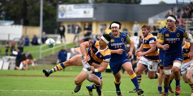 HAT TRICK: Steamers centre Lalakai Foketi scored three tries in the loss to Otago at Tauranga Domain yesterday. PHOTO: GEORGE NOVAK