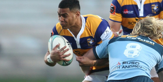 IN FORM: Steamers winger Monty Ioane had a lively game against Northland in Rotorua on Friday night. PHOTO/STEPHEN PARKER