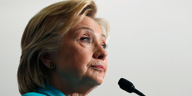 Hillary Clinton's past is as big a threat to her as anything Donald Trump can do. Photo / AP