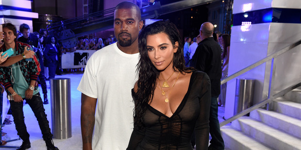 It turns out Kim ordered the slushie machines for Kanye's tour rider on his behalf. Photo / AP