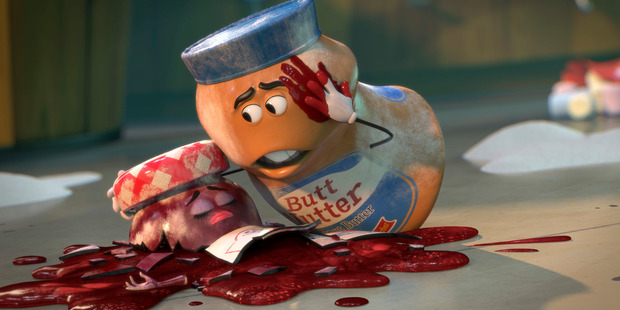 When Penut Butter loses Jam in the film Sausage Party. Photo / AP