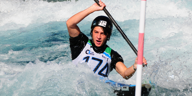 WORLD CLASS: Callum Gilbert has made the semifinals of the final ICF World Cup canoe slalom round in Tacen, Slovenia. PHOTO:FILE