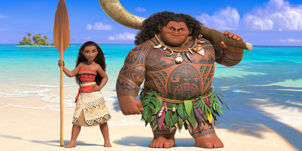 Moana had to be able to go toe-to-toe with Maui. Photo / Disney